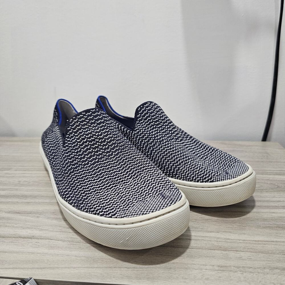 Rothy’s Maritime Gradient Sneakers Slip On Women 8.5 Navy Blue NO INNER SOLE